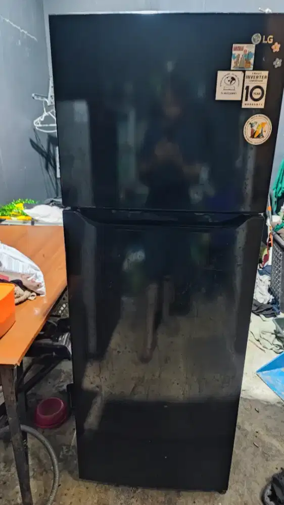 Kulkas LG dua pintu inverter mati total