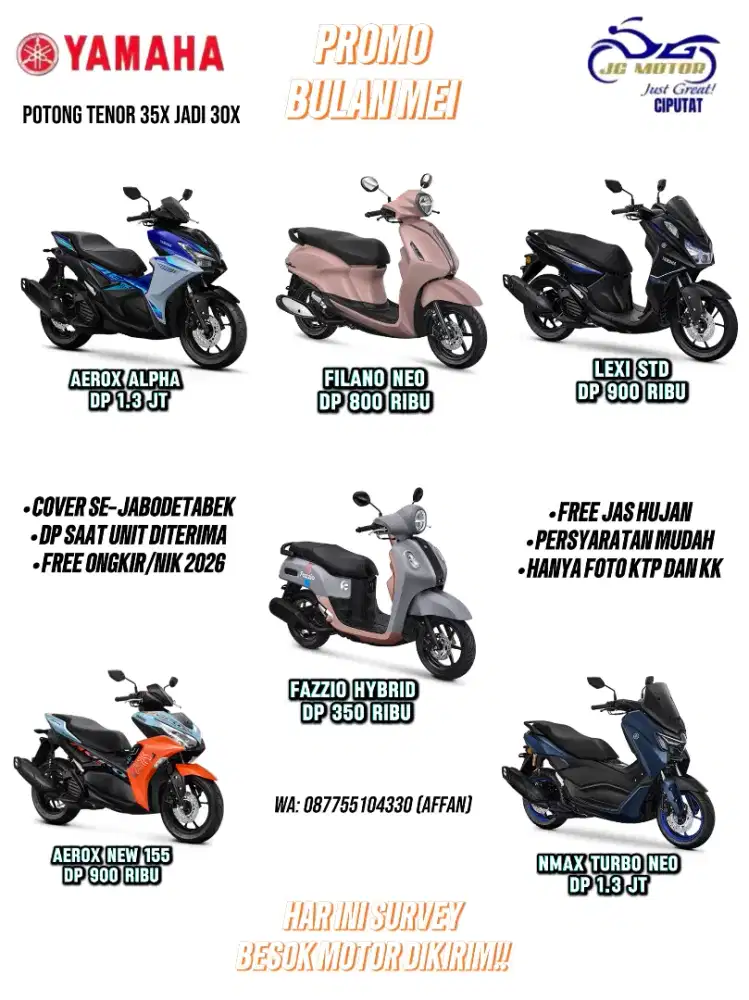 SPESIAL PROMO DP MULAI 350RIBU SAJA!!