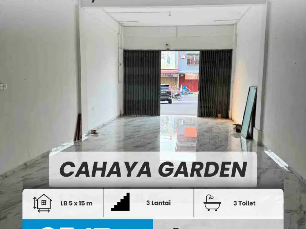 DISEWAKAN RUKO CAHAYA GARDEN, BENGKONG, BATAM