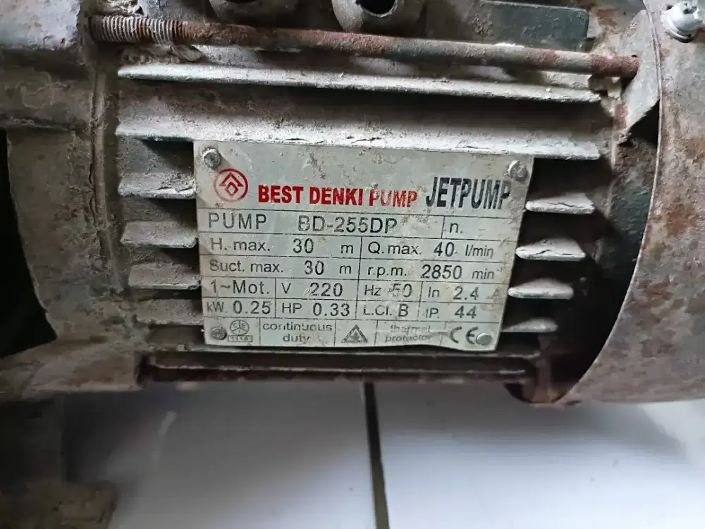 mesin pompa air jetpump