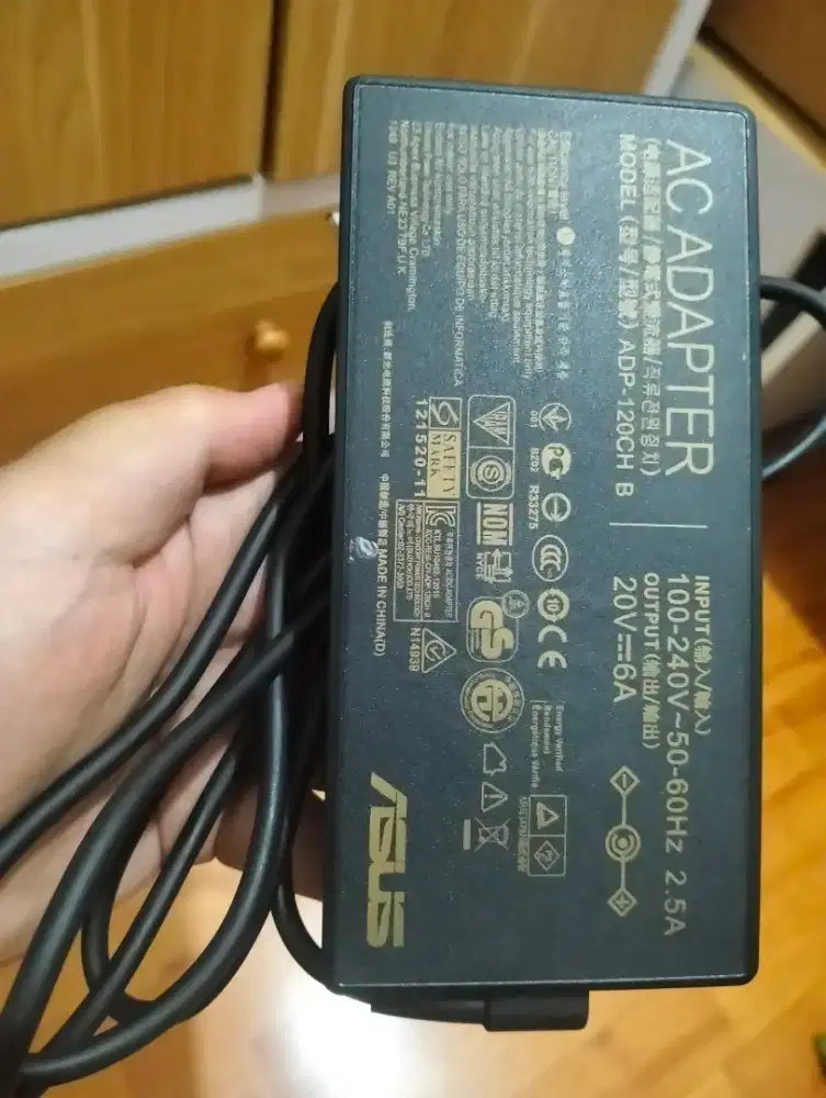 Adaptor Charger Asus VivoBook Pro 14 M3401QC-KM007W 20V 6A 120W -NET