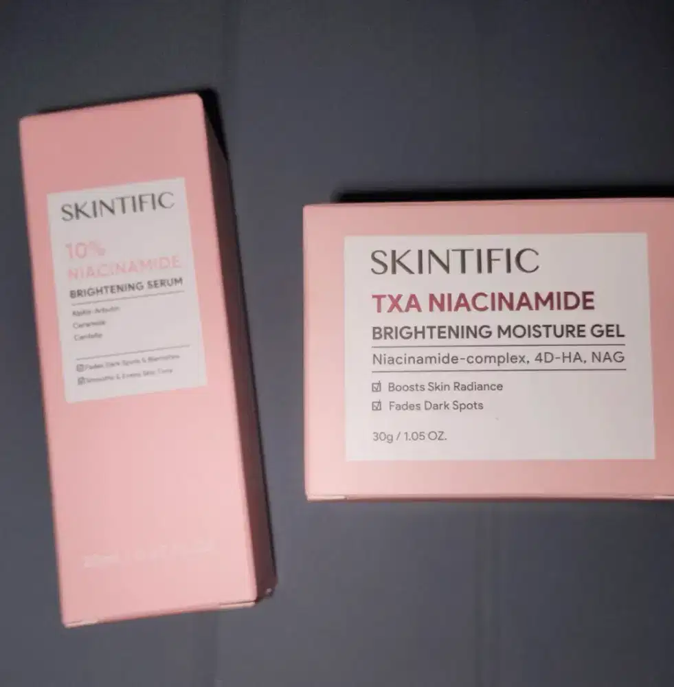 PRELOVED SKINTIFIC NIACINAMIDE SERUM & MOISTURE GEL