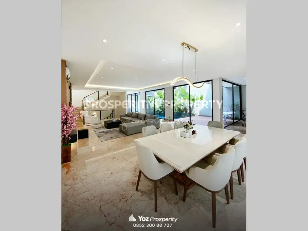 Rumah Modern Full Furnished Bonus Private Pool di Perumahan Giriloka BSD City