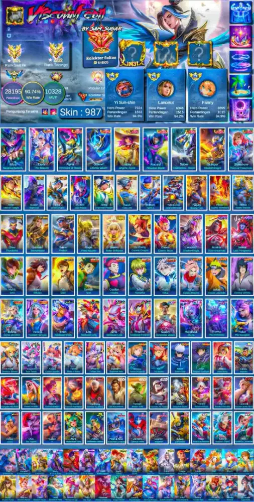 JUAL AKUN ML SULTAN