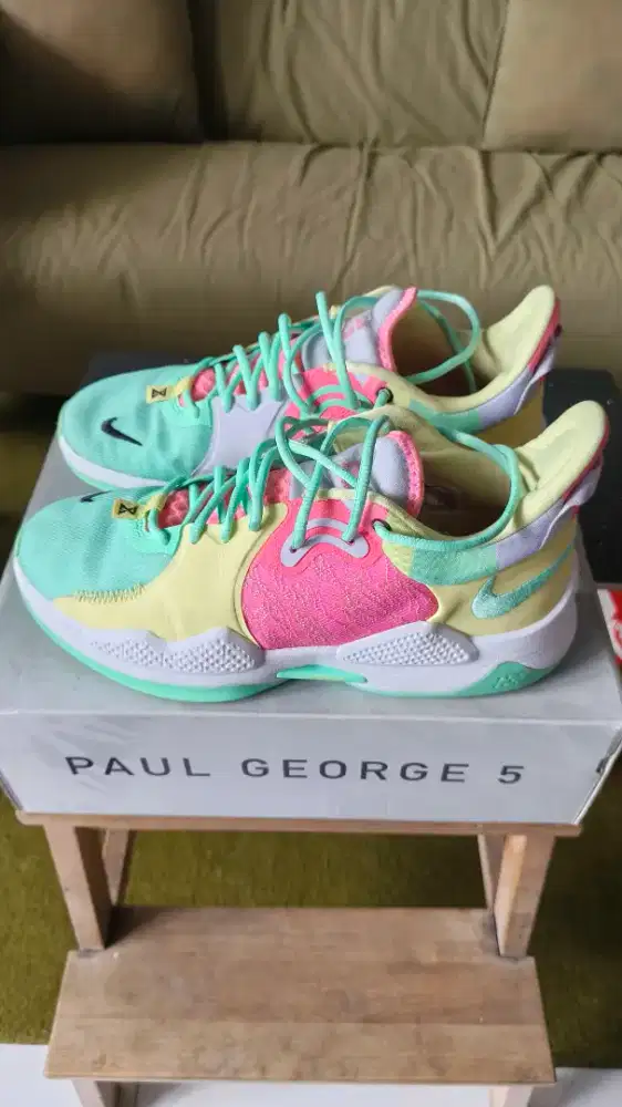 Sepatu Basket Nike PG 5 EP Green Glow