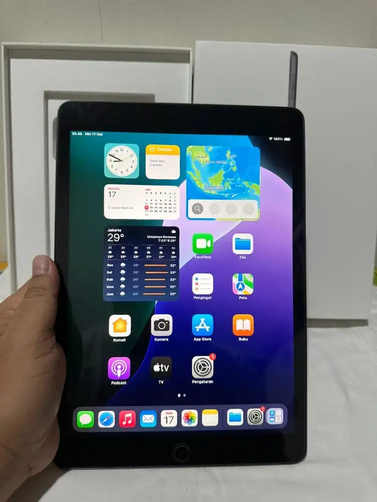 IPAD 9 64GB fullset ex garansi ibox