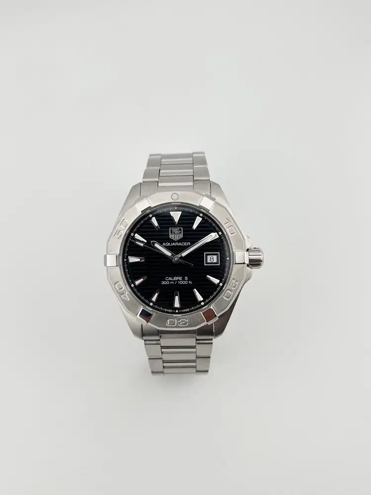 TAG Heur Aquaracer 300 Meter Black Dial Calibre 5 Ref. WAY2111