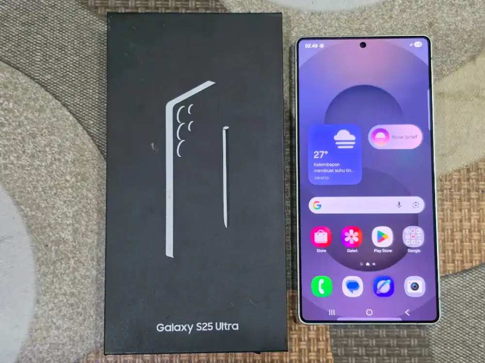 Samsung S25 Ultra 5G 256GB/12GB Blue Garansi On September 2026