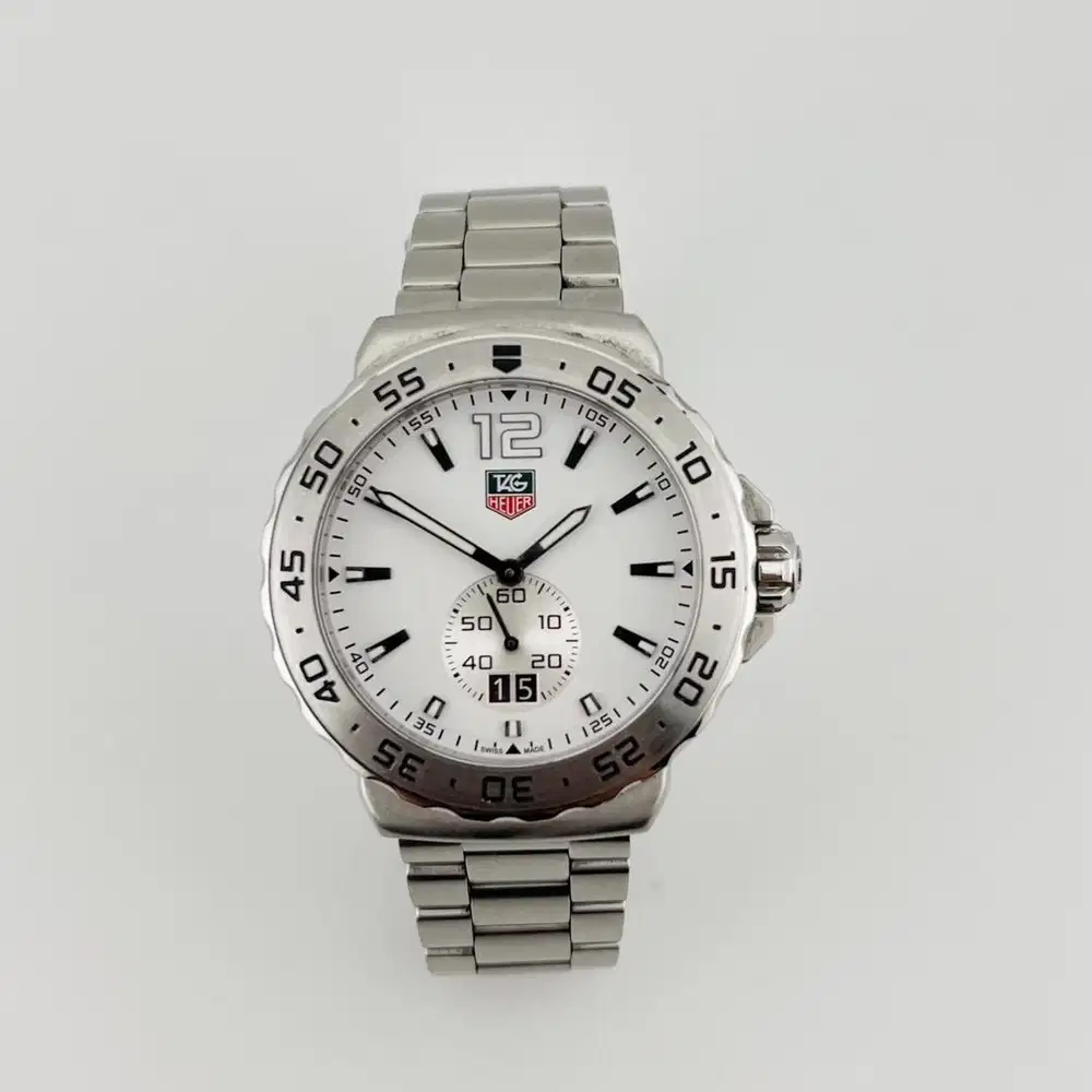 TAG Heuer Formula 1 Grande Date Sub Second White Dial Ref. WAU1113