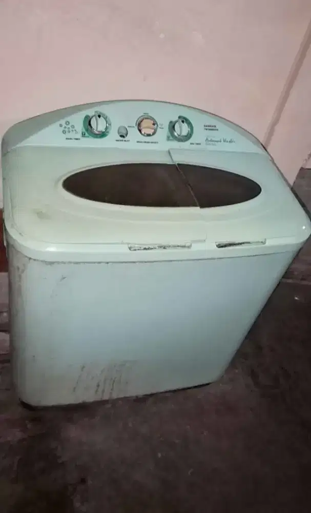 Mesin cuci sanken 8kg, 2 tabung