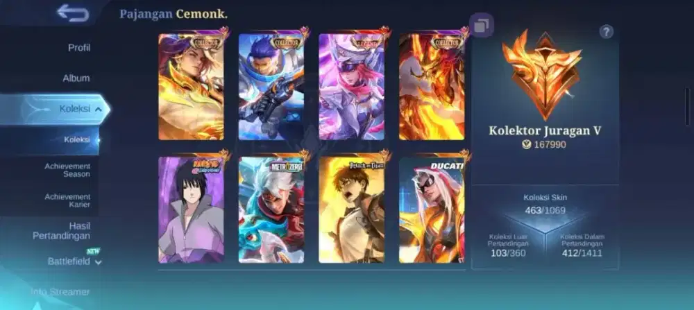 JUAL AKUN ML NEGOIN