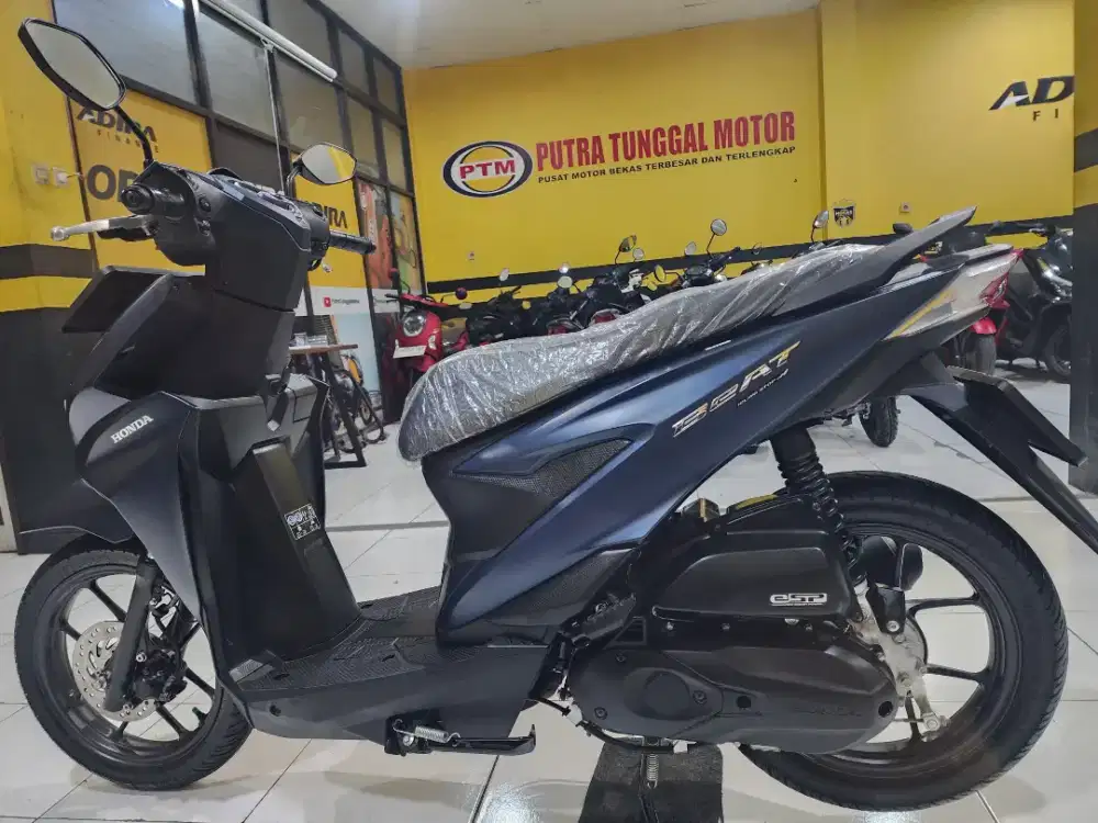 BEAT DELUXE SMARTKEY TAHUN 2025,BLUE MATE