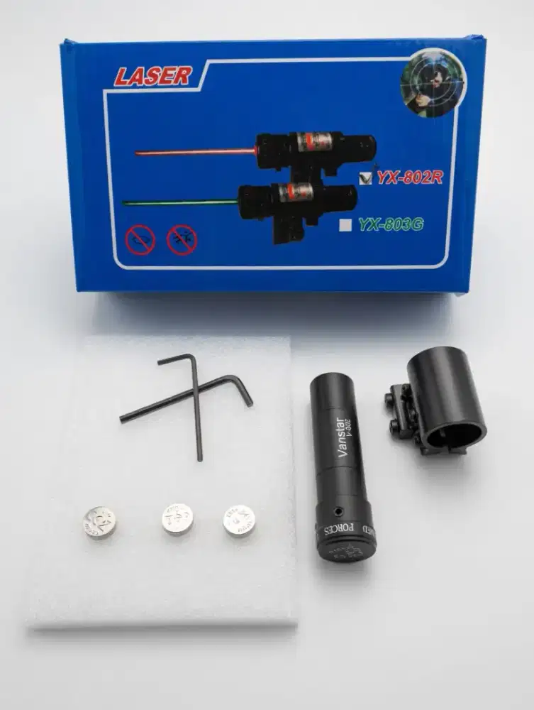 Laser Senapan Tembak Red Dot + Kunci L