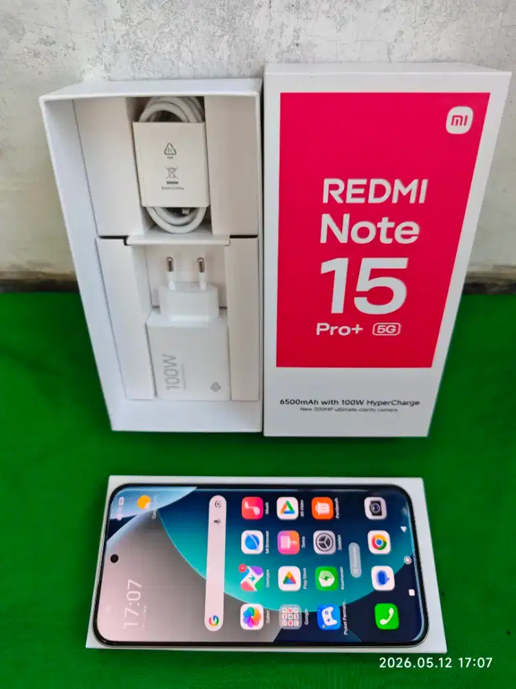 Redmi Note 15 Pro Plus 5G 12/512 Fullset ori segel mulus garansi ON