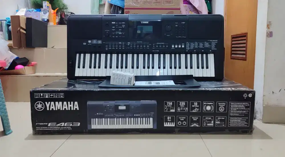 Yamaha PSR E-463 Bekas Lengkap, bisa tt gan