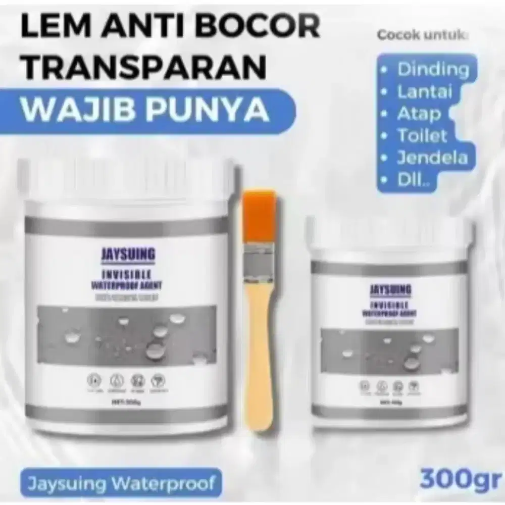 Lem Anti Bocor Dan Rembes - Lem Transparan Tahan Lama Merk Jaisuing