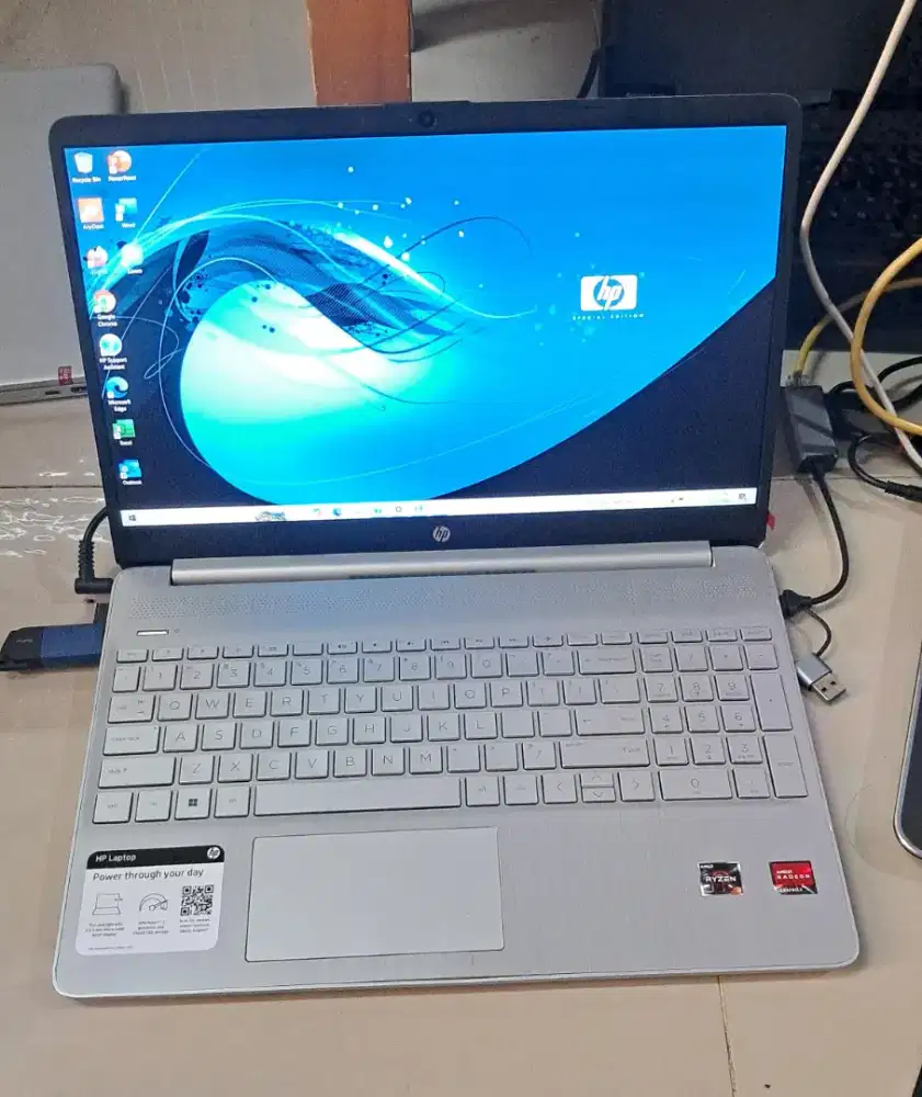 Laptop HP 15 ef1xx Ryzen 3 3250u Ram 8Gb SSD 128Gb Slim