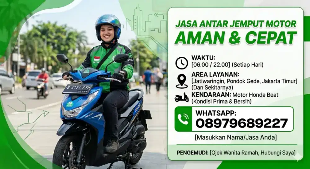 Antar jemput  sekolah/kerja