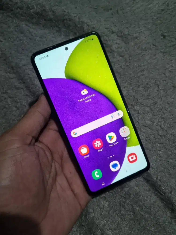 Samsung A52 NFc ram 8+8/128 kaca layar retak halus aja