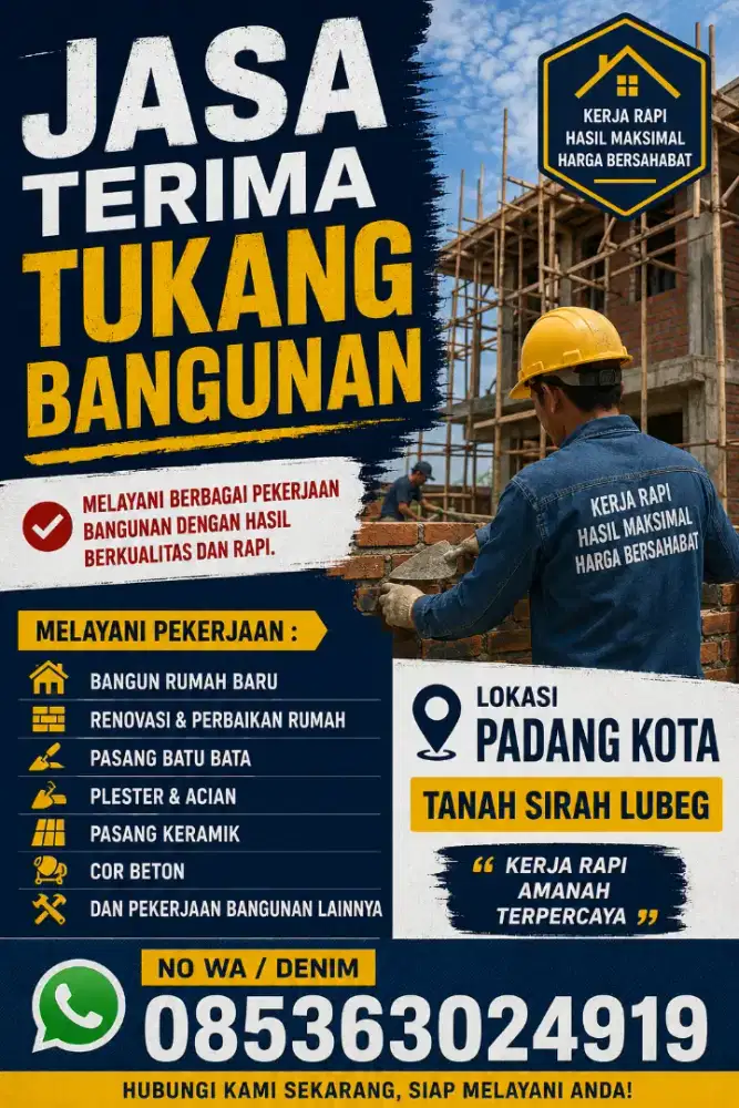 Tukang bangunan padang