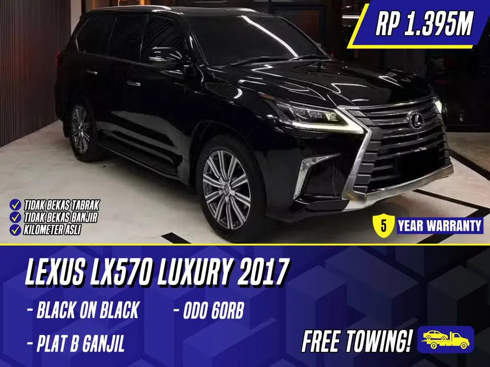 Lexus LX570 Luxury 2017 Black LX 570 Hitam Fsport Sport