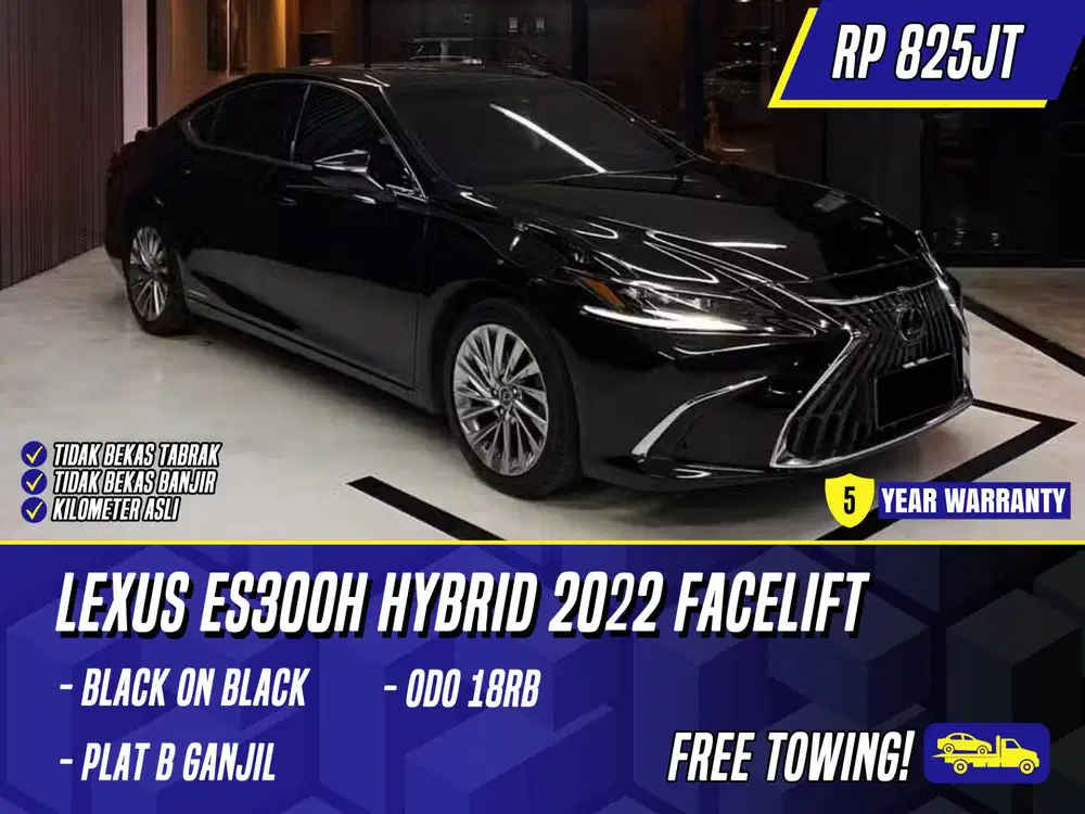 Lexus ES300h Hybrid Ultra Luxury 2022 Facelift Black Hitam ES300 h