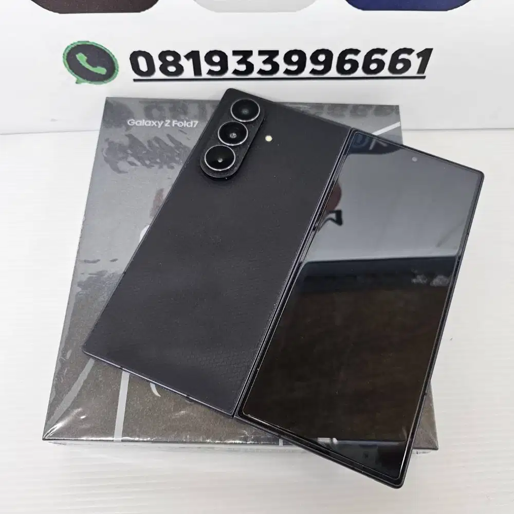 Samsung Galaxy Z Fold 7 12/256GB Black Mulus No Minus GARANSI ON