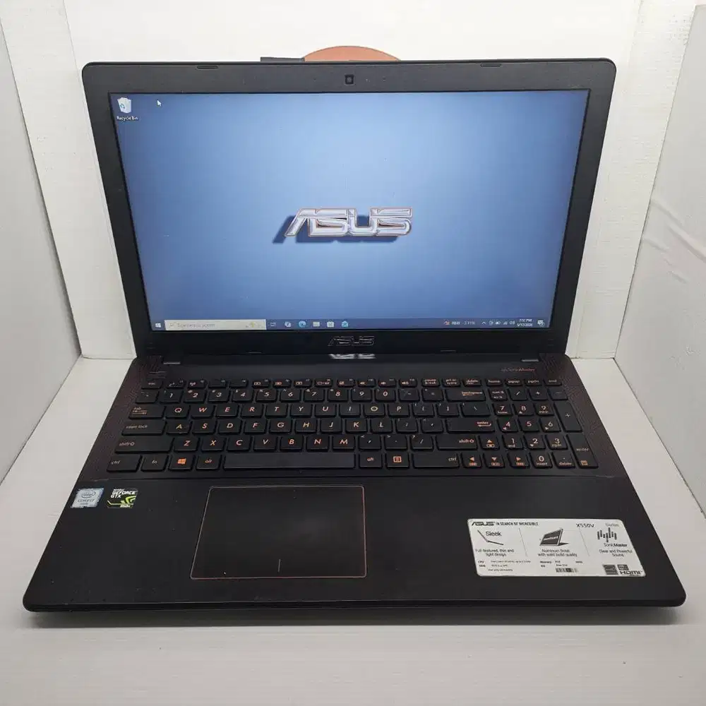 Laptop Asus Gaming X550V i7 gen 6 8/256 Nvidia NO MINUS SIAP PAKAI