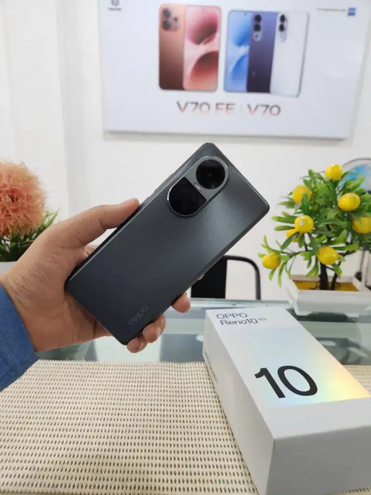 Oppo Reno 10 5G Ram 8+8Gb/256Gb Fullset Mulus Original 100% Bergaransi