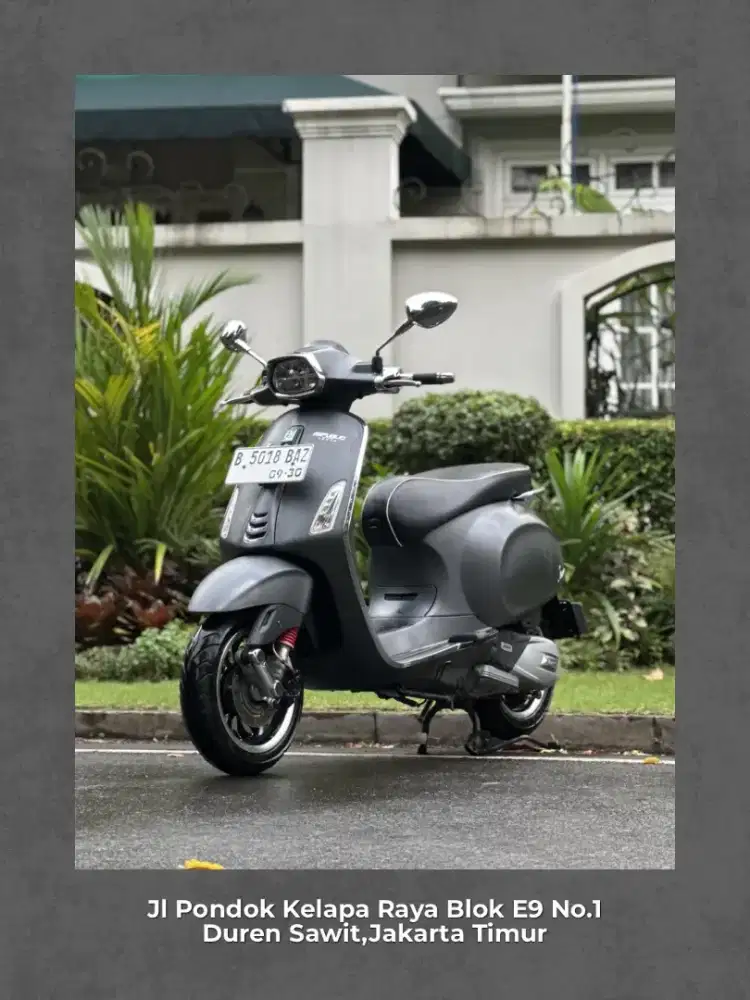 JUAL VESPA SPRINT 150 IGET ABS LED THN 2020 PERFECT CONDITION