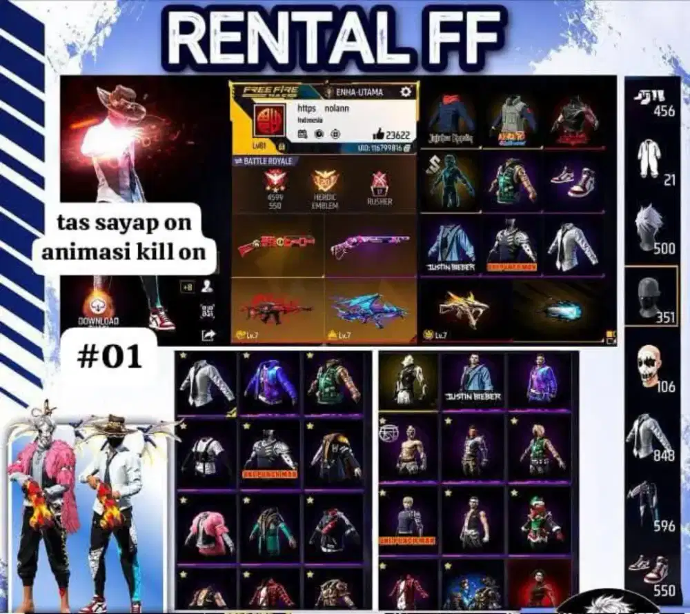jual beli akun ff aman dan nyaman