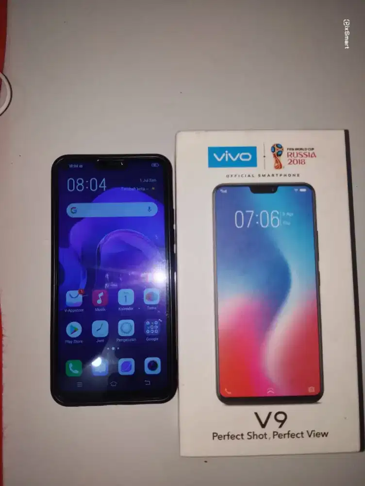Vivo V9 ram 4/64 hp + dus