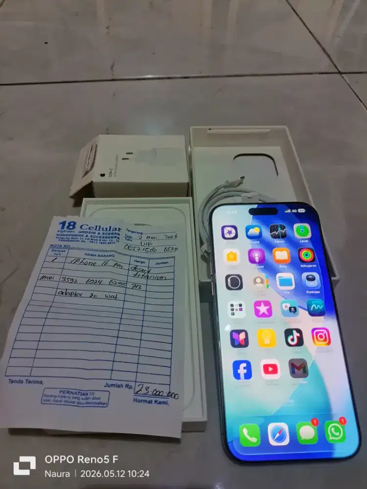 Iphone 16promax 256 ibox