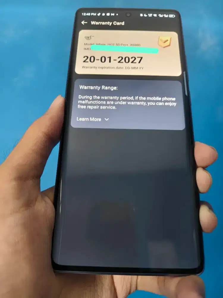 infinix hot 50 pro plus 8/256 fullset