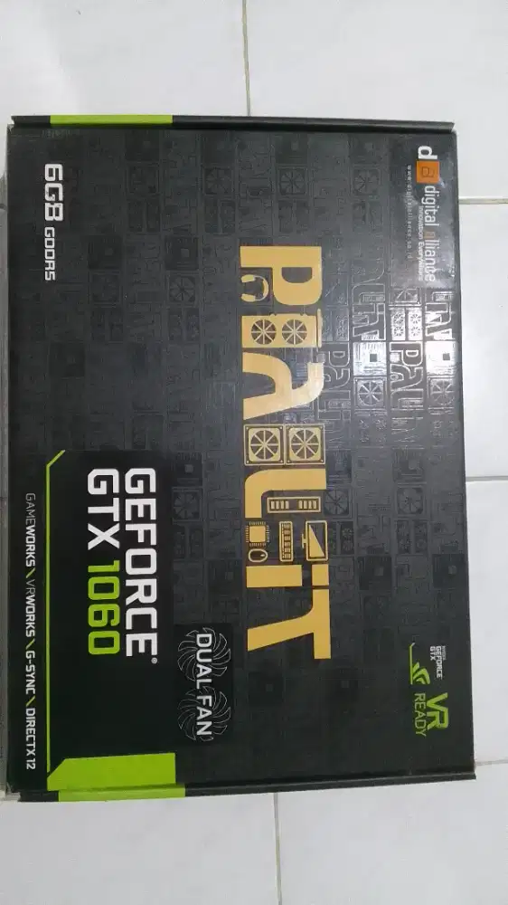 PALIT VGA Geforce GTX 1060 6gb GDDR5