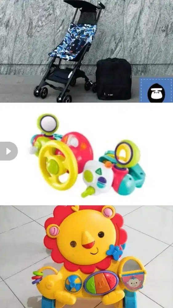 stoler pockit ,stir2an, dorongan bayi