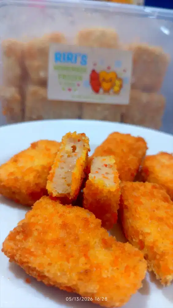 Nugget Ayam Homemade Frozen Food Tanpa MSG dan Pengawet