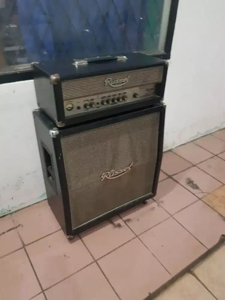 Ampli gitar Russel masterpiece 150 head cabinet