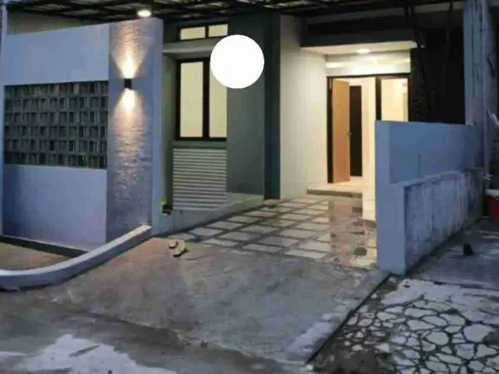 rumah baru renovasi di harapan mulya regency bekasi
