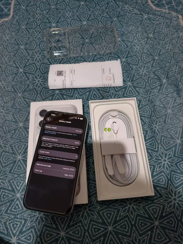 Iphone 17 Pro 256Gb Resmi PAA Silver Bh 100% Fullset Like New IBOX
