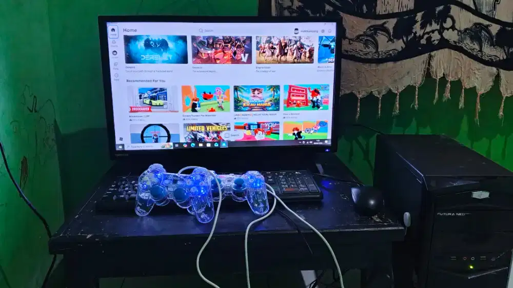 komputer pc gaming cocok untuk gameing ringan ,recording, editing.