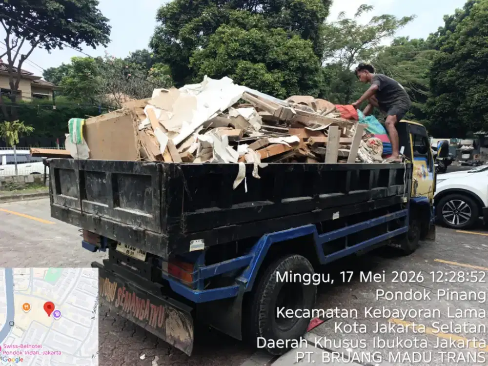 Jasa buang puing dan buang sampah