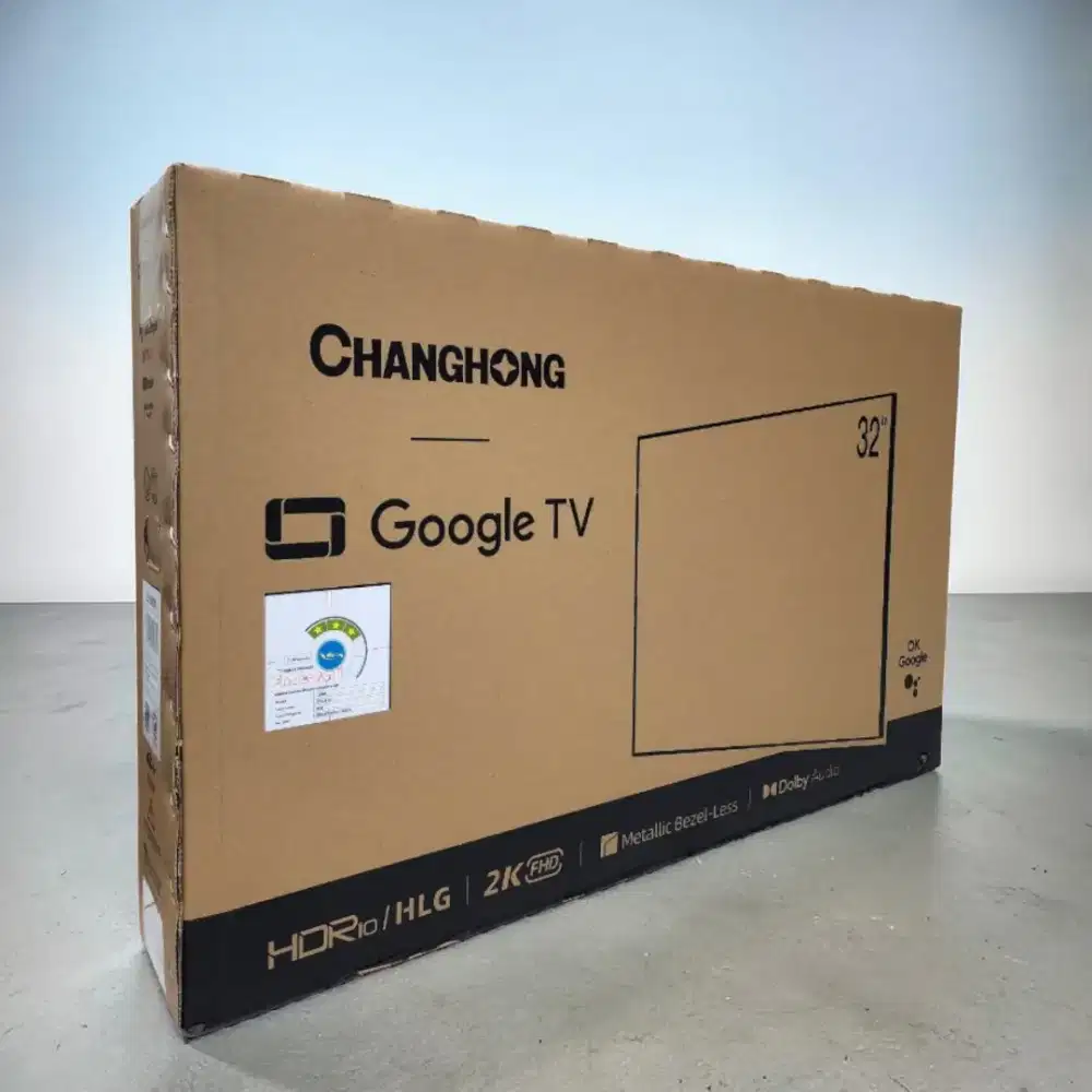 TV Changhong Android 32 inci terbaru - masih baru dan segel