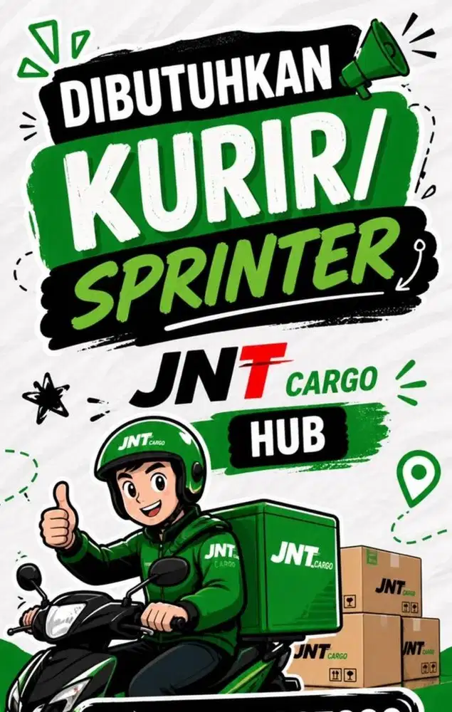 Butuh kurir untuk jnt cargo