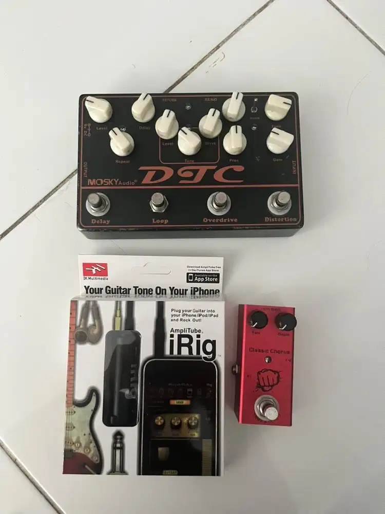 Efek gitar mosky dtc irig chorus