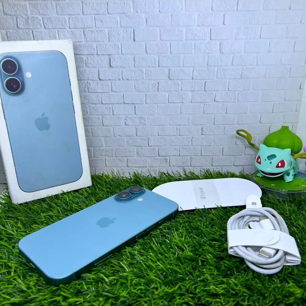 Iphone 16 ibox 128gb fullset original garansi on Maret 2027
