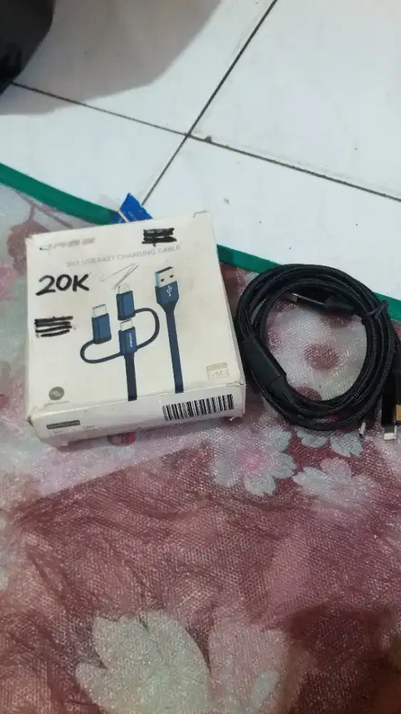 Kabel charger 3in1 fastcharging