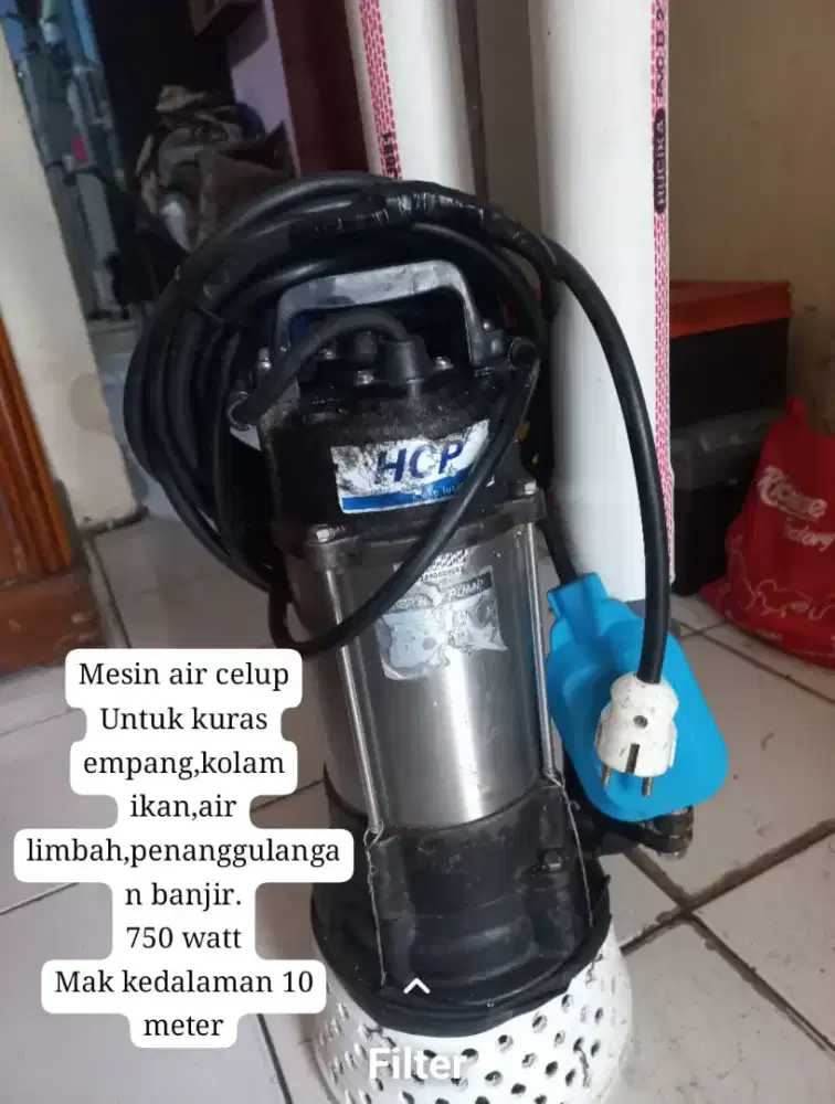Pompa penguras kolam renang/empang