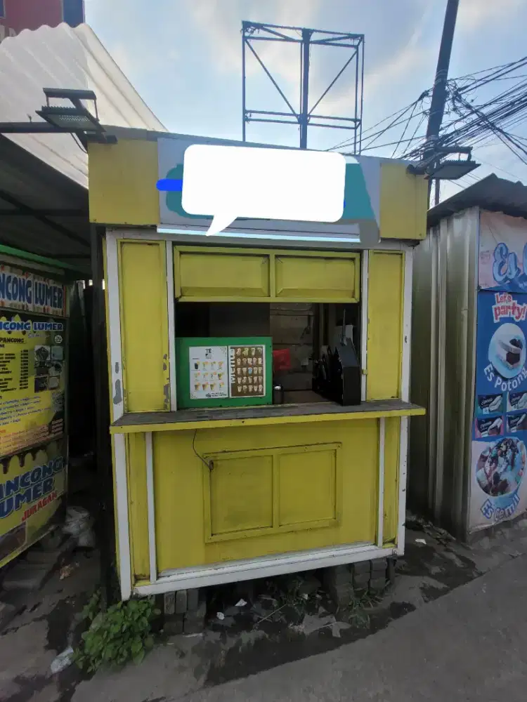 DiJUAL MURAH BOOTH KONTAINER/GEROBAK/MINUMAN/APAAJA