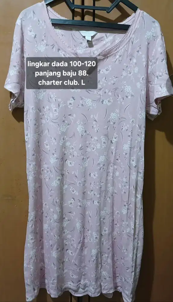 Homey Dress warna baby pink